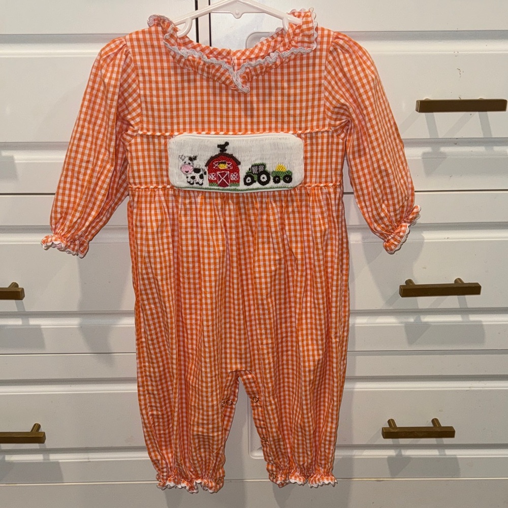 Smocked South romper